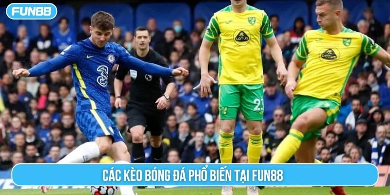 Các kèo bóng đá phổ biến tại Fun88 
