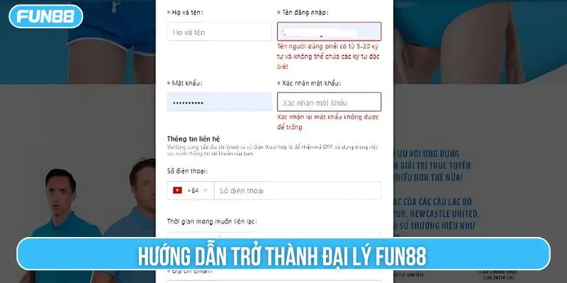 Đăng ký đại lý nhà cái Fun88 đơn giản