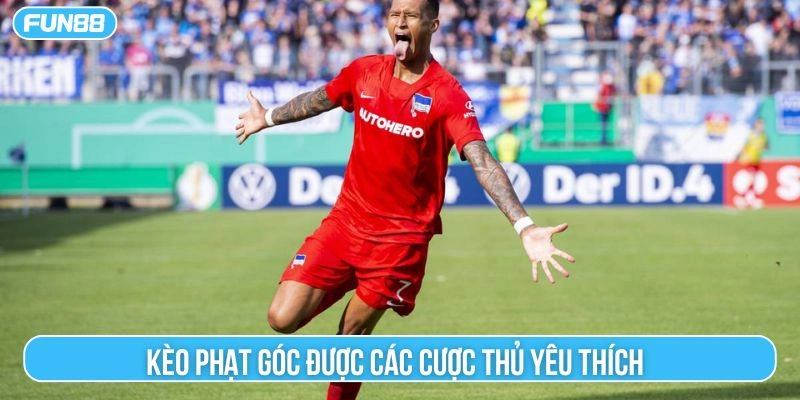 Kèo phạt góc được các cược thủ yêu thích 
