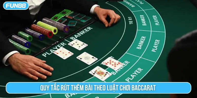 Quy tắc rút thêm bài theo luật chơi baccarat