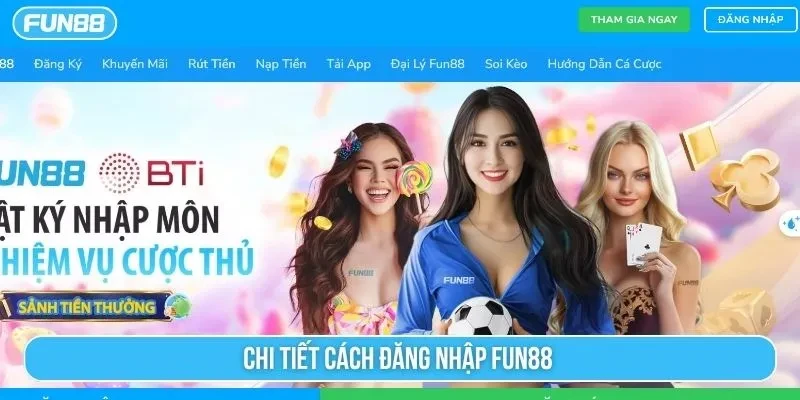 Nhấn nút đăng nhập để được dẫn đến giao diện truy cập tài khoản